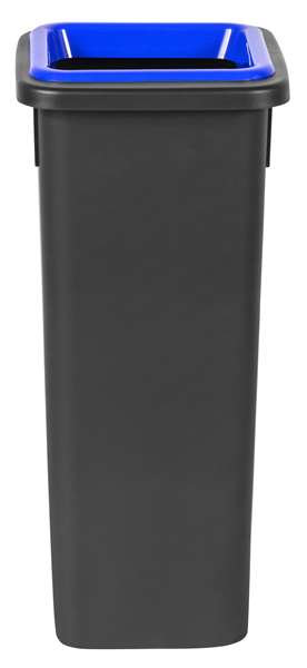 POUBELLE 20L NOIRE INSERT BLEU FIT ECOGREEN